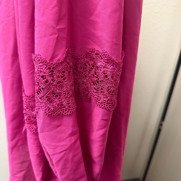 Est. 1946 Women's Hot Pink Boho Blouse. Size large. - Picture 3 of 8